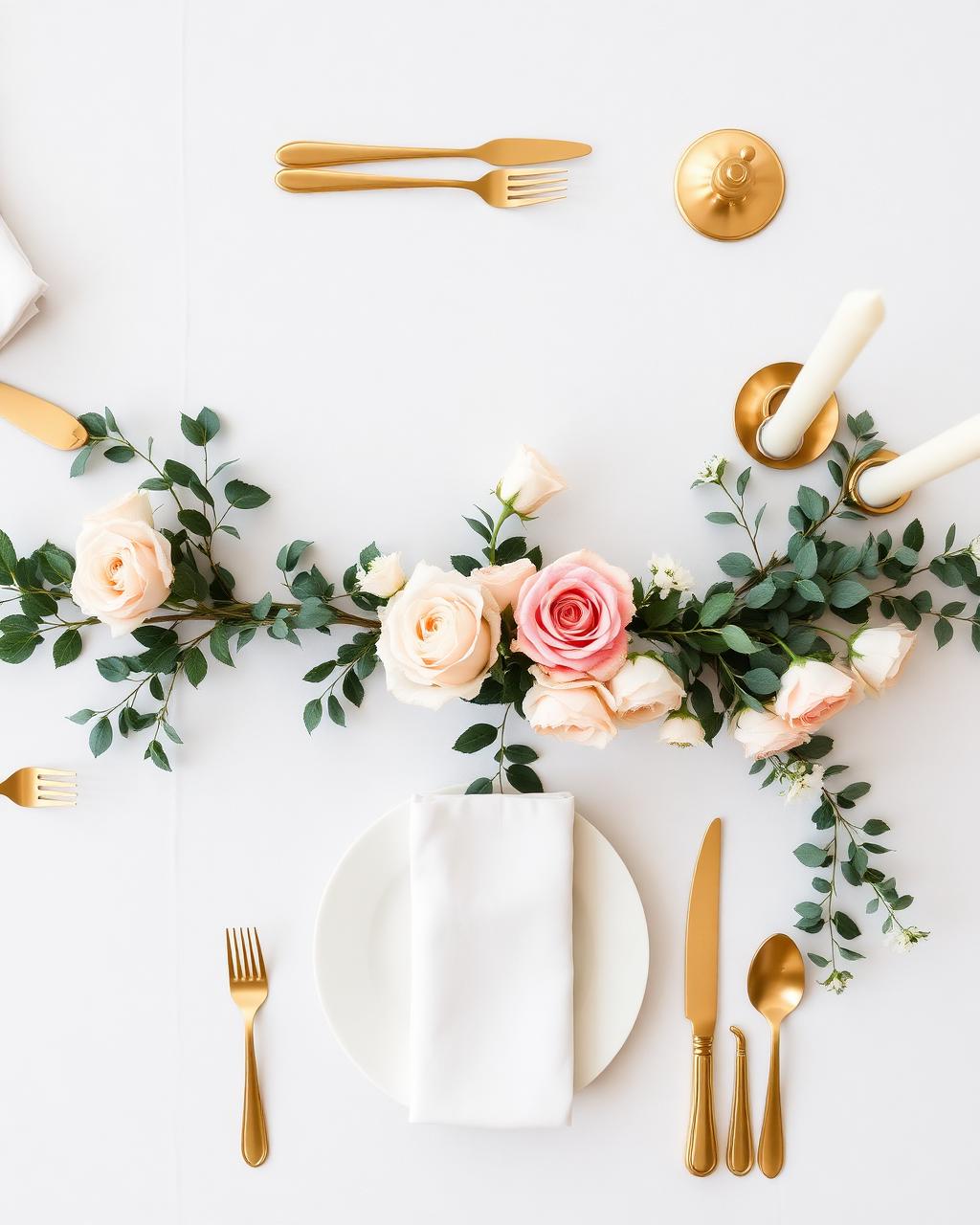 Editorial tablescape